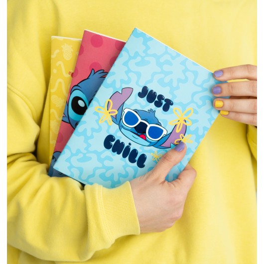 PACK 3 CUADERNOS A5 DISNEY STITCH TROPICAL