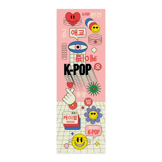 POSTER PUERTA KPOP