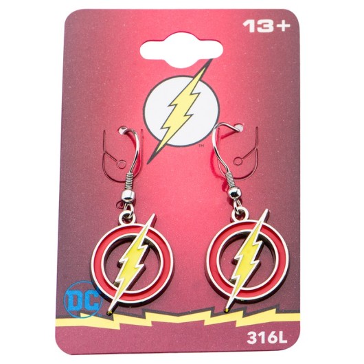 PENDIENTES DC COMICS THE FLASH EMBLEMA