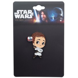 PIN STAR WARS OBI-WAN KENOBI PRINCESA LEIA Y LOLA CHIBI 2