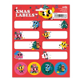 ETIQUETAS ADHESIVAS NAVIDAD CHRISTMAS KAWAII