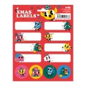 ETIQUETAS ADHESIVAS NAVIDAD CHRISTMAS KAWAII