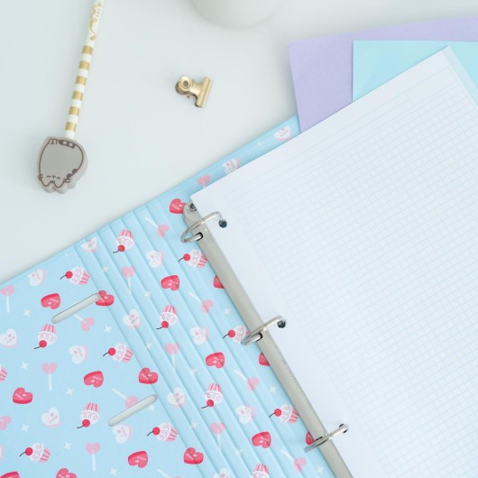 CARPETA 4 ANILLAS PUSHEEN PURRFECT LOVE COLLECTION