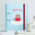 CARPETA 2 ANILLAS PUSHEEN PURRFECT LOVE COLLECTION