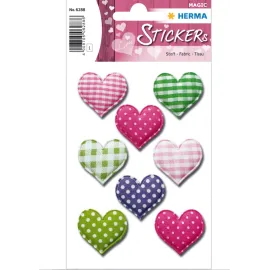 PEGATINAS MAGIC HEARTS FABRIC