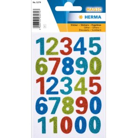 PEGATINAS MAGIC NUMBERS GLITTERY