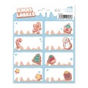 ETIQUETAS ADHESIVAS NAVIDAD GINGER CHRISTMAS