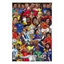 POSTER LEGENDARY FOOTBALLERS