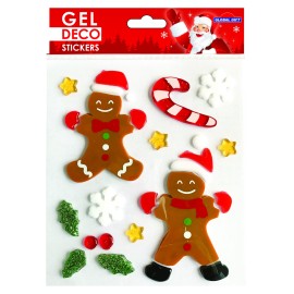 STICKERS GEL DECO CHRISTMAS BISCUITS