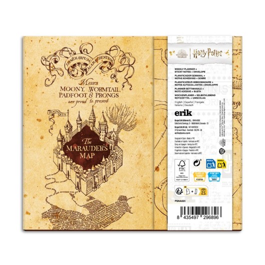 HARRY POTTER WEEKLY PLANNER WITH STICKY NOTES