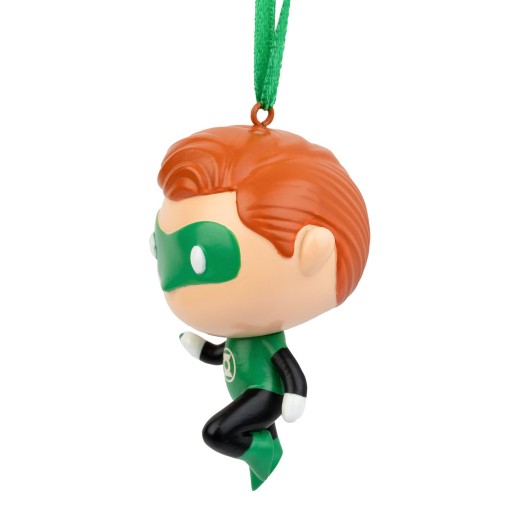 DC COMICS BATMAN, FLASH AND GREEN LANTERN SET OF 3 CHRISTMAS ORNAMENTS