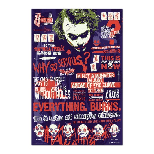 DC COMICS BATMAN & JOKER POSTER