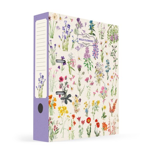 WILD FLOWERS LEVER ARCH FOLDER