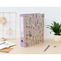WILD FLOWERS LEVER ARCH FOLDER