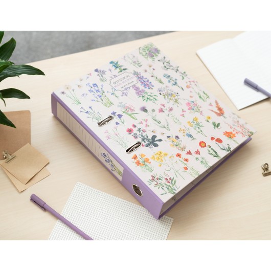 WILD FLOWERS LEVER ARCH FOLDER