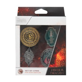 GAME OF THRONES HOUSE OF THE DRAGON SET OF 4 PINS 2