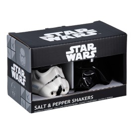 STAR WARS DARTH VADER AND STORMTROOPER 3D SALT AND PEPPER SHAKERS