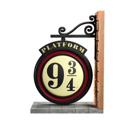 HARRY POTTER PLATFORM 9 3/4 BOOKENDS