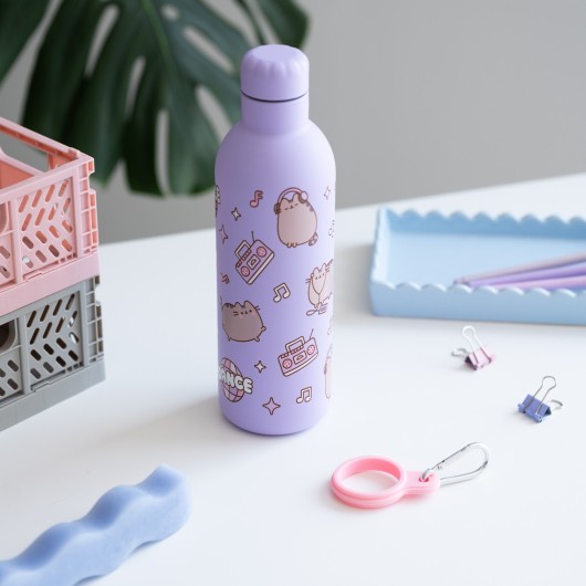 PUSHEEN MOMENTS 500 ML HOT & COLD METAL BOTTLE