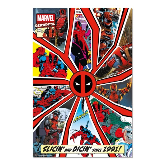 MARVEL DEADPOOL COMIC COVER 30 YEARS POSTER 