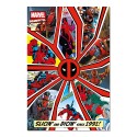 MARVEL DEADPOOL COMIC COVER 30 YEARS POSTER 
