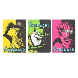 SAND LAND BEELZEBUB, RAO AND THIEF A5 PACK OF 3 NOTEBOOKS 2