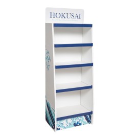 DISPLAY 1/4 PALLET CARDBOARD 5 SHELVES HOKUSAI (NO MERCHANDISE)  2