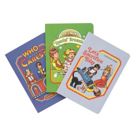 PACK OF 3 STEVEN RHODES A6 NOTEBOOKS