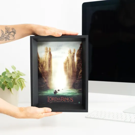 FRAMED LENTICULAR PRINT LORD OF THE RINGS