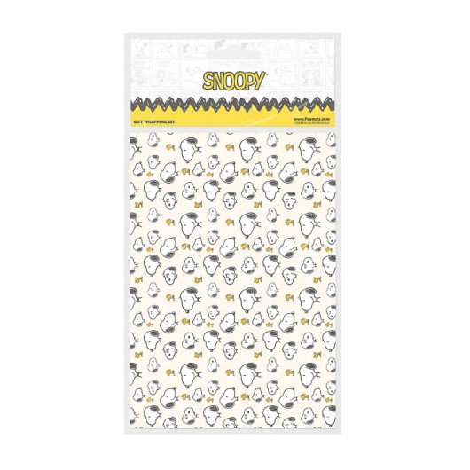 SNOOPY WRAPPING PAPER SET