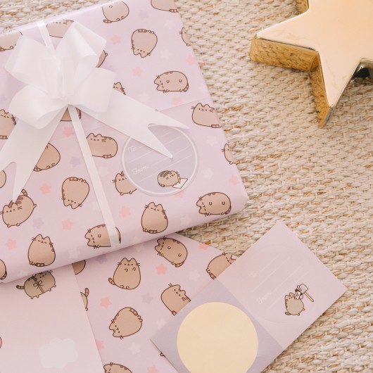 PUSHEEN WRAPPING PAPER SET