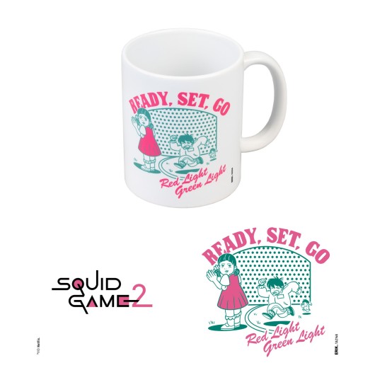 SQUID GAME RED LIGHT, GREEN LIGHT MUG