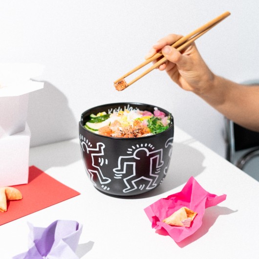 KEITH HARING RAMEN BOWL