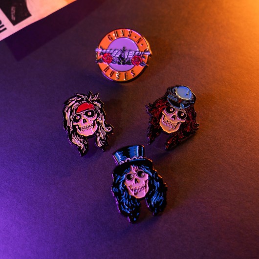 GUNS N ROSES SET OF 4 PINS