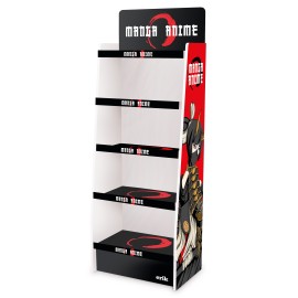 DISPLAY 1/4 PALLET CARDBOARD 5 SHELVES ANIME/MANGA (NO MERCHANDISE)  2
