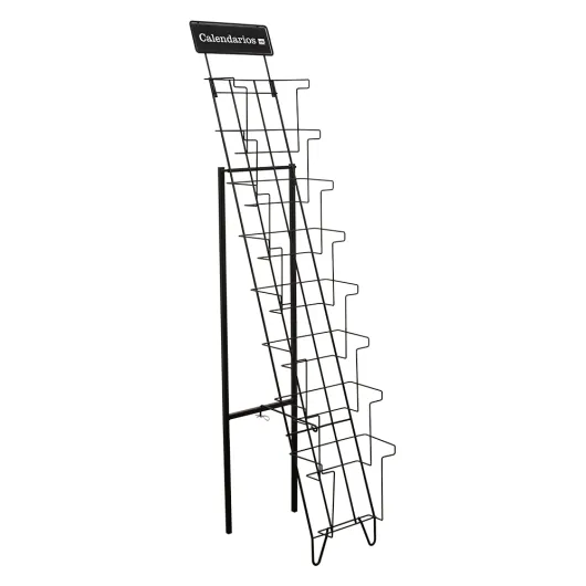 METAL CALENDAR DISPLAY C-80 BLACK (NO MERCHANDISE) 