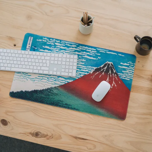 HOKUSAI VEGAN LEATHER (PU) MOUSE PAD