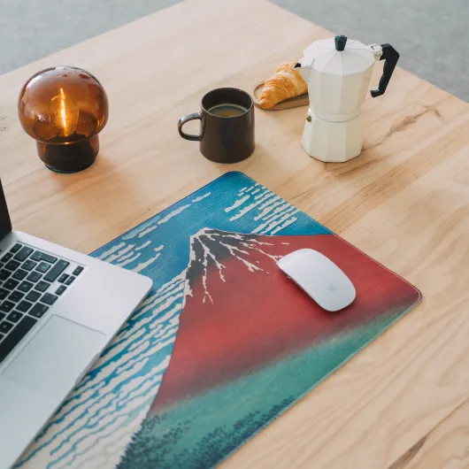 HOKUSAI VEGAN LEATHER (PU) MOUSE PAD