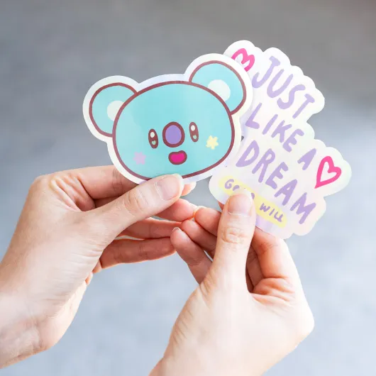 BT21 THE JOURNEY KOYA PACK OF 2 VINYL STICKERS