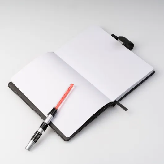 STAR WARS DARTH VADER A5 PREMIUM NOTEBOOK WITH LIGHTSABER PEN