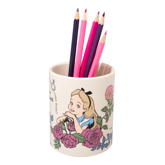ALICE IN WONDERLAND CERAMIC PEN HOLDER