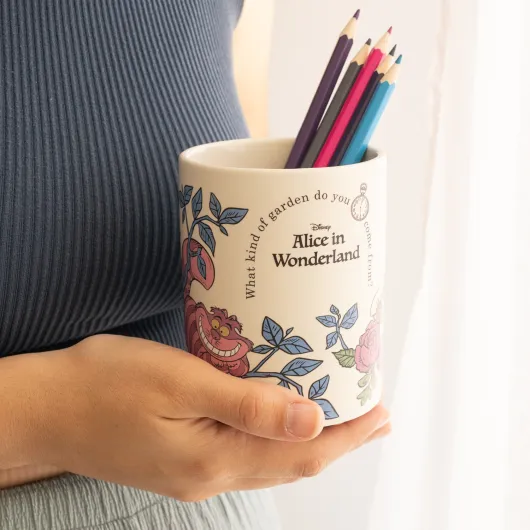 ALICE IN WONDERLAND CERAMIC PEN HOLDER