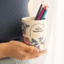 ALICE IN WONDERLAND CERAMIC PEN HOLDER