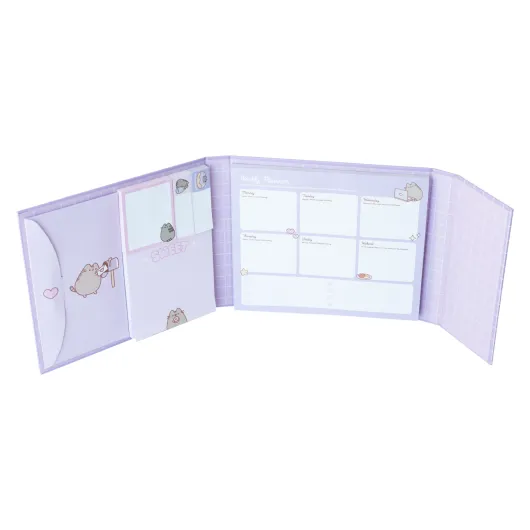 PUSHEEN MOMENTS WEEKLY PLANNER WITH STICKY NOTES