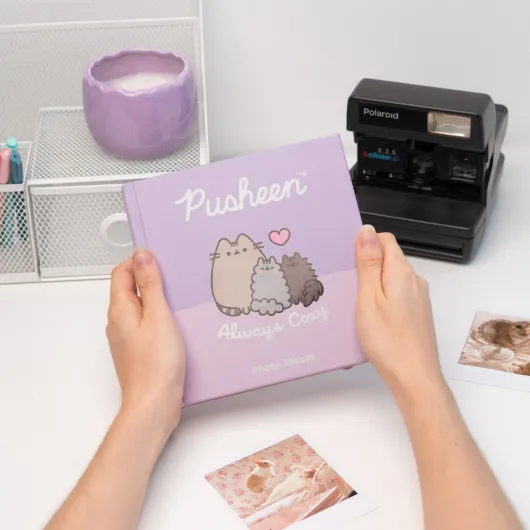 PUSHEEN MOMENTS PHOTO ALBUM 16X16CM 24 SELF-ADHESIVE PAGES