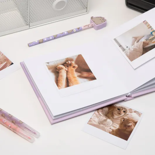 PUSHEEN MOMENTS PHOTO ALBUM 16X16CM 24 SELF-ADHESIVE PAGES