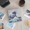 THE GREAT WAVE OF KANAGAWA HOKUSAI PHOTO ALBUM 16X16CM 24 SELF-ADHESIVE PAGES
