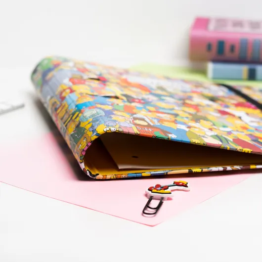 THE SIMPSONS PREMIUM 2 RING BINDER