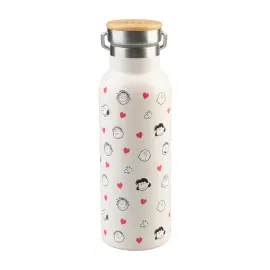 SNOOPY LOVE SEASON METAL BOTTLE WITH HANDLE