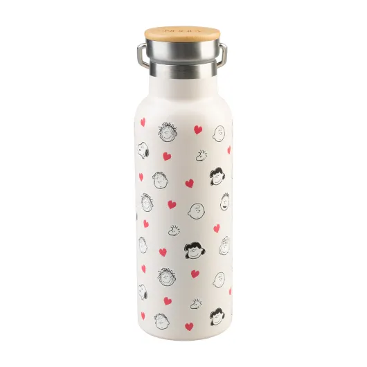 SNOOPY LOVE SEASON METAL BOTTLE WITH HANDLE